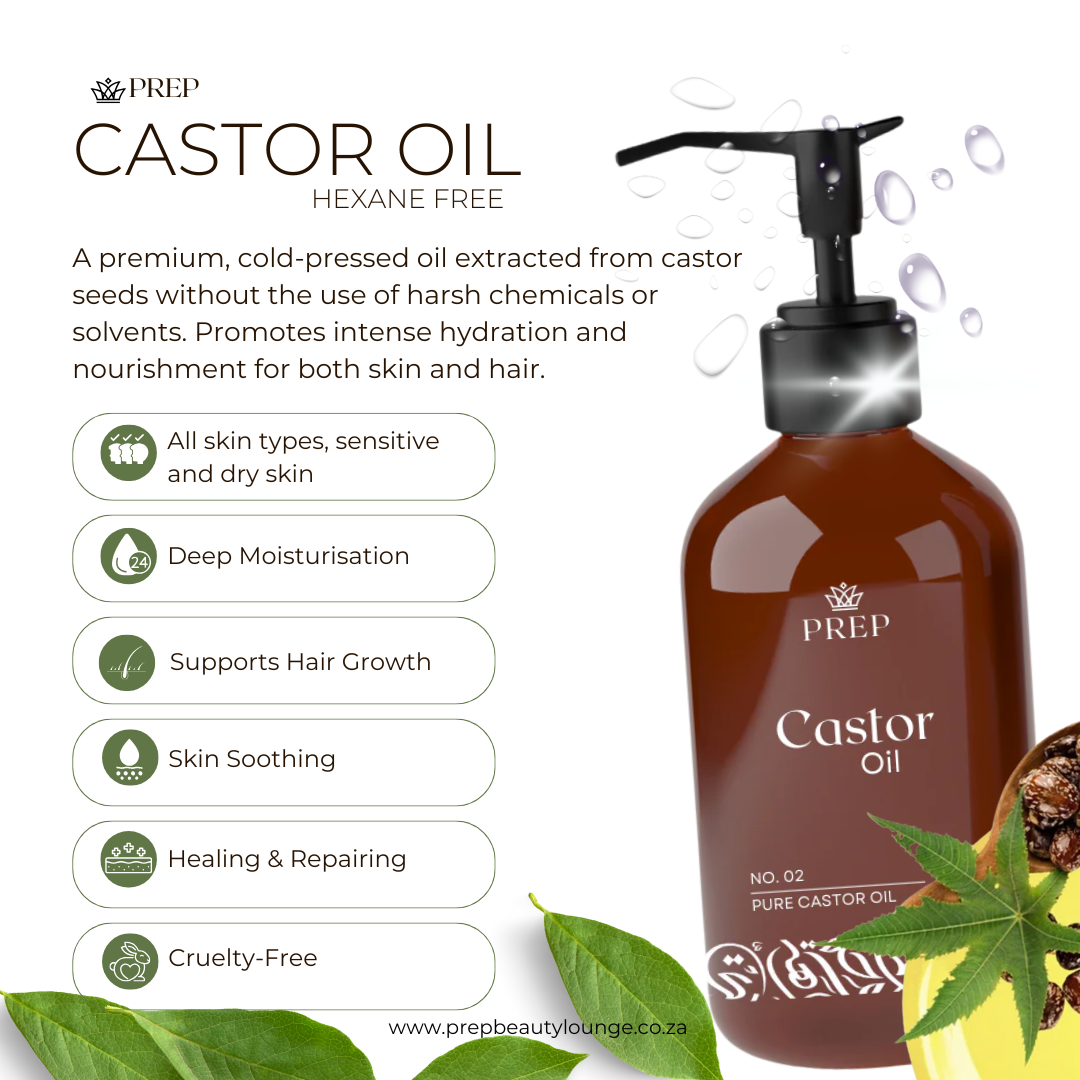 Pure Castor Oil (Hexane-Free) 200ml